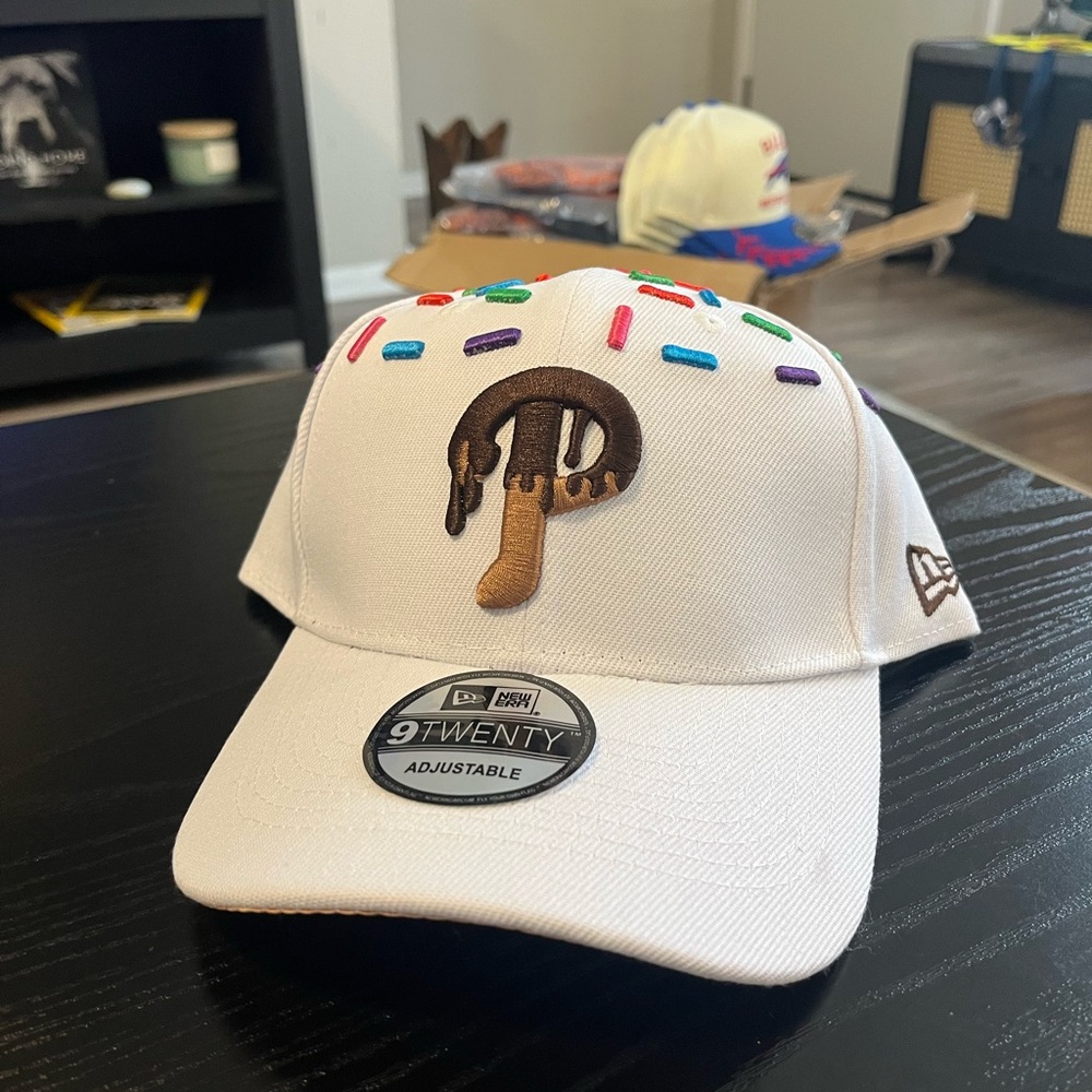 New Era White Philadelphia Phillies Waffle Cone Baseball Hat NWT